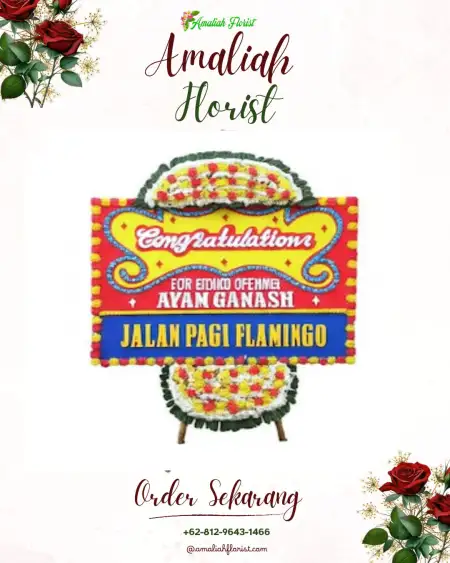 Sewa Papan Bunga Serayu Larangan